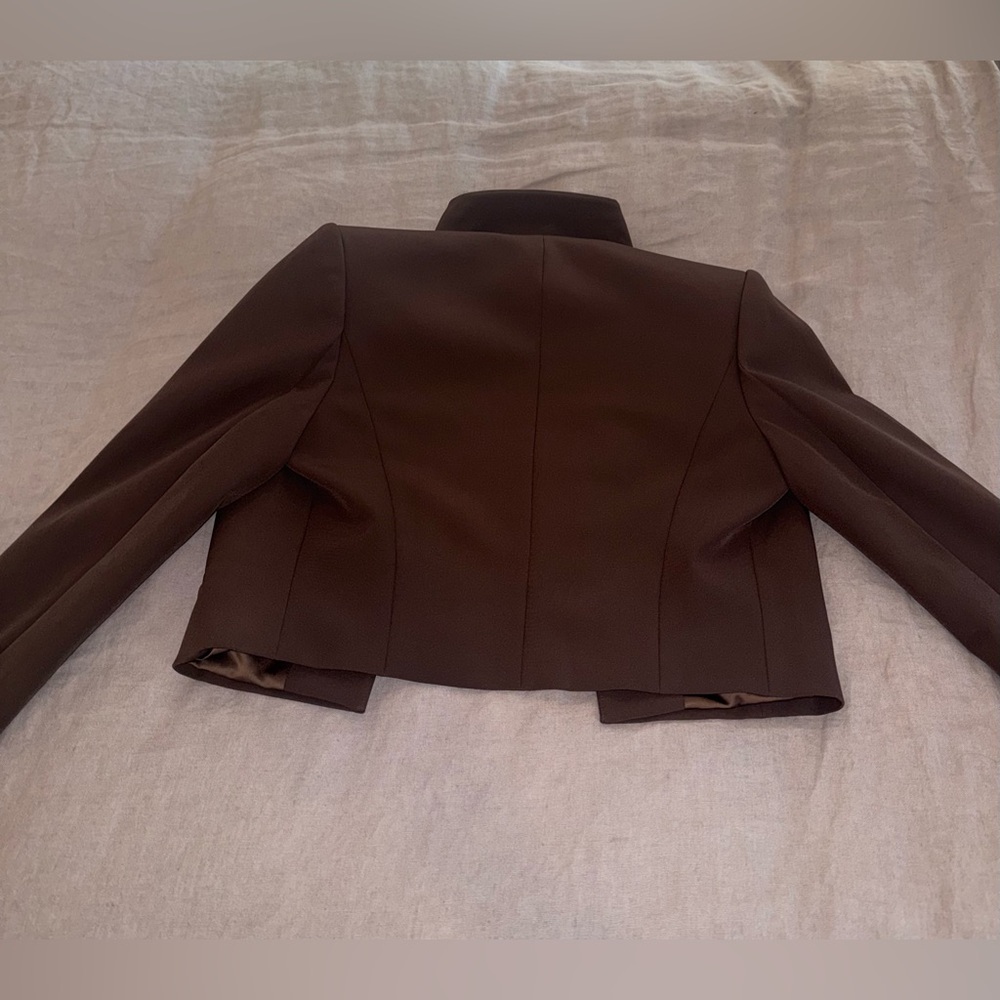 Generation Love Brown Blazer with Gold Buttons - Picture 7 of 8